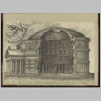 Pantheon te Rome. S. Maria Rotonda di Roma,  Bruikleen van de Rijksacademie van Beeldende Kunsten (Wikipedia).jpg